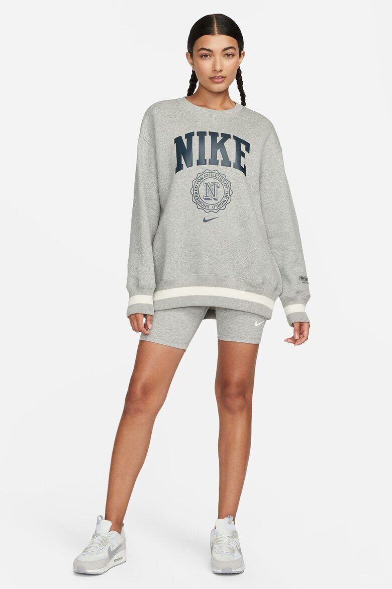 Nike Къс клин Sportswear с висока талия Светло сив