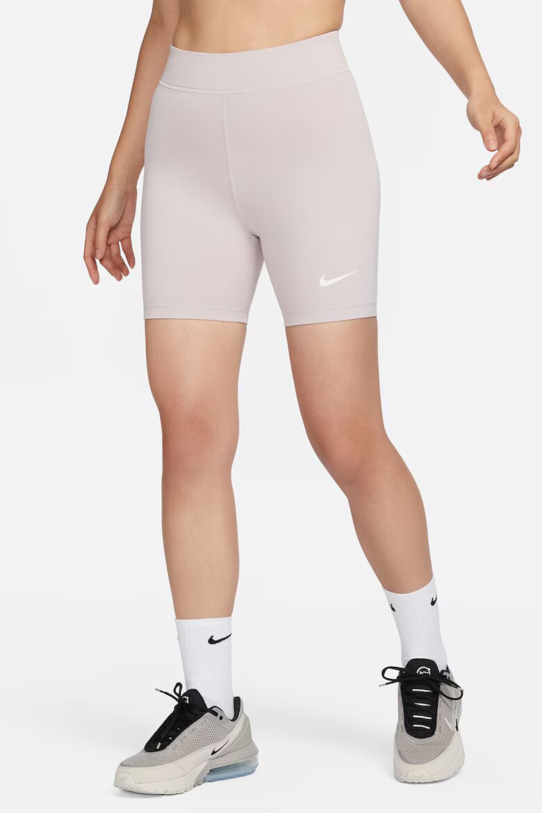 Nike Къс клин Sportswear с висока талия Светлолилав