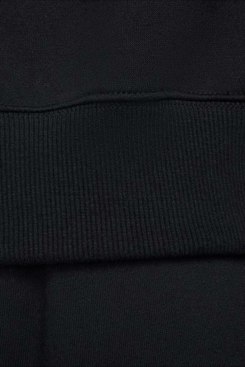 Nike Къс суитшърт с къс цип Черен