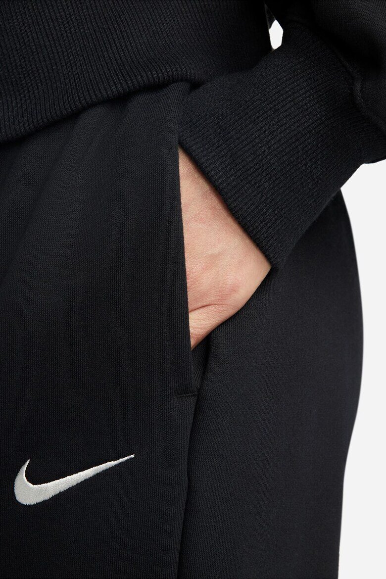 Nike Къс суитшърт с къс цип Черен
