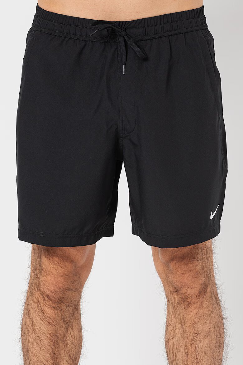 Nike Къс тренировъчен панталон с Dri-Fit и връзка Черен