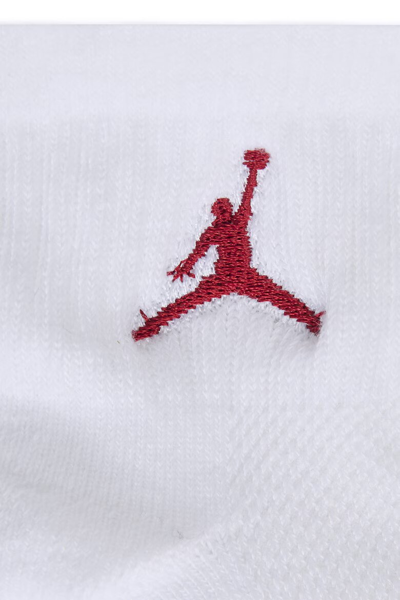 Nike Къси баскетболни чорапи Jordan - 3 чифта Червен/Черен/Бял