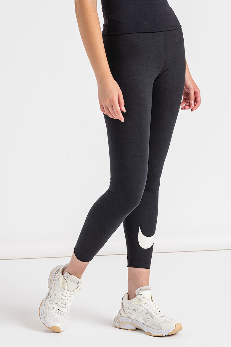 Nike Клин Sportswear с висока талия Черен