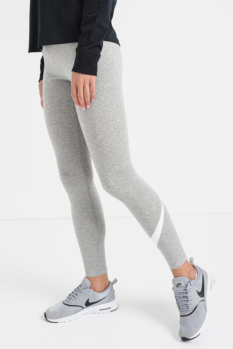 Nike Клин Sportswear с висока талия Сив меланж