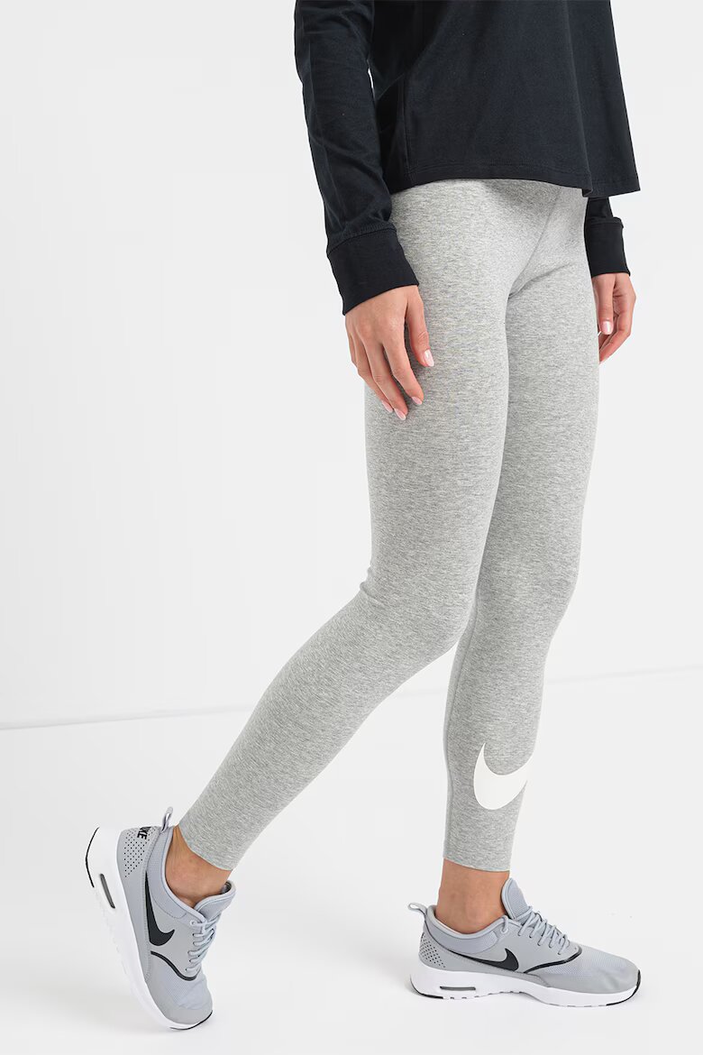 Nike Клин Sportswear с висока талия Сив меланж