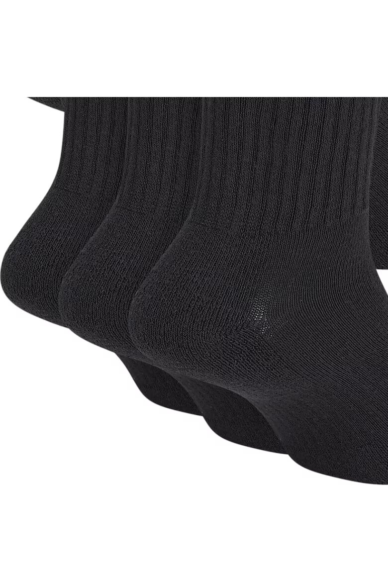 Nike Комплект от 6 чифта чорапи Cushioned Crew памук черни Черен