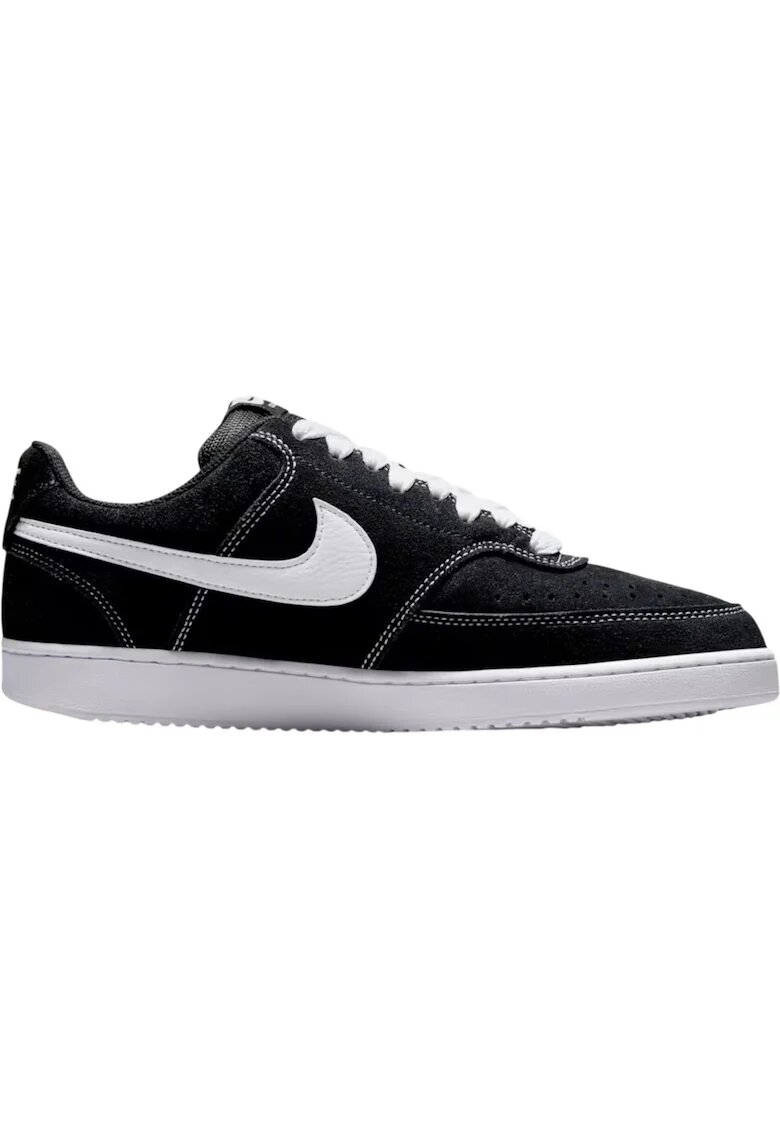 Nike Маратонки Court Vision Low FL 60175 - Бял/Черен