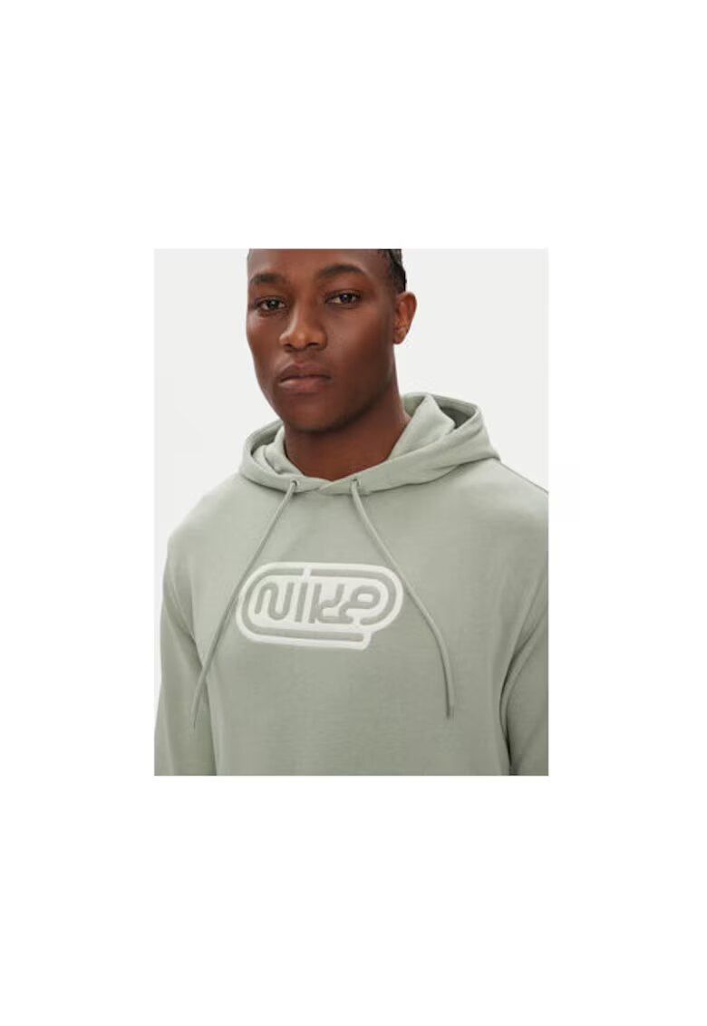 Nike Мъжка блуза - зелена - 80% памук - 20% полиестер