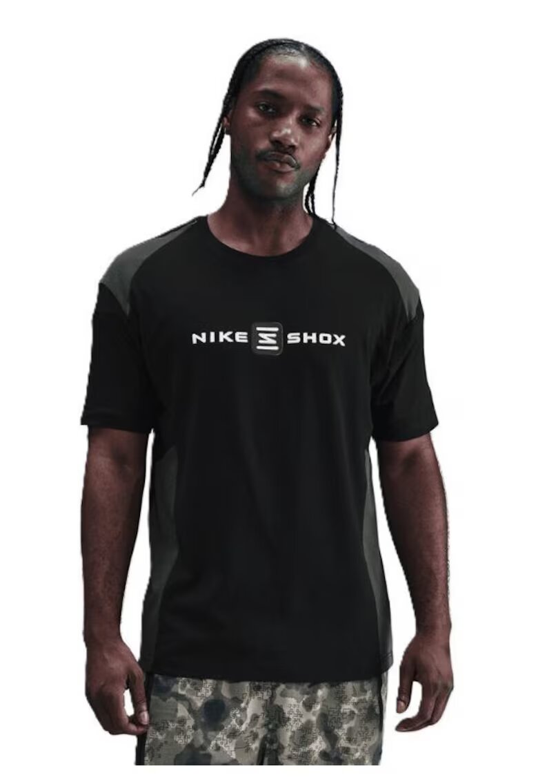 Nike Мъжка тениска M NSW SS TOP SHOX - Памук - Черна
