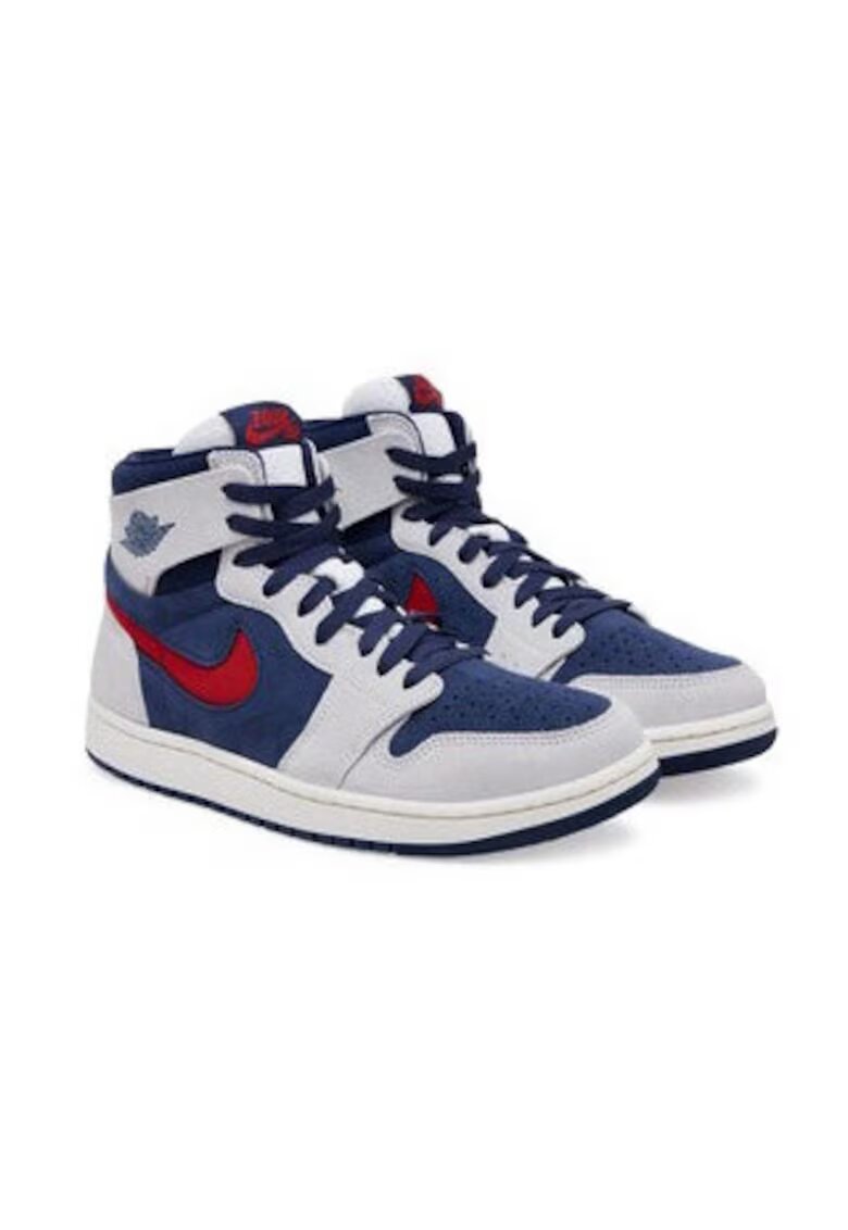 Nike Мъжки баскетболни обувки 305363695 - Естествена кожа - Сини