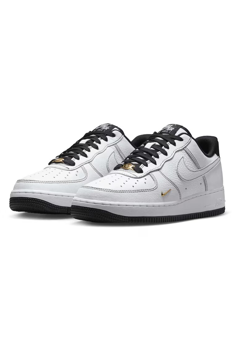 Nike Мъжки кецове Air Force 1'07 Mini Jewel - естествена/синтетична кожа/текстил - бял/черен