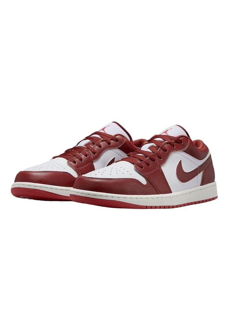Nike Мъжки маратонки Air Jordan 1 Low Se - естествена кожа - червено/бели