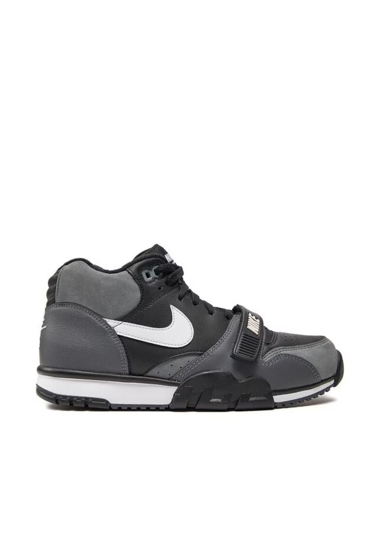 Nike Мъжки спортни обувки 304135149 - Естествена кожа - Черни
