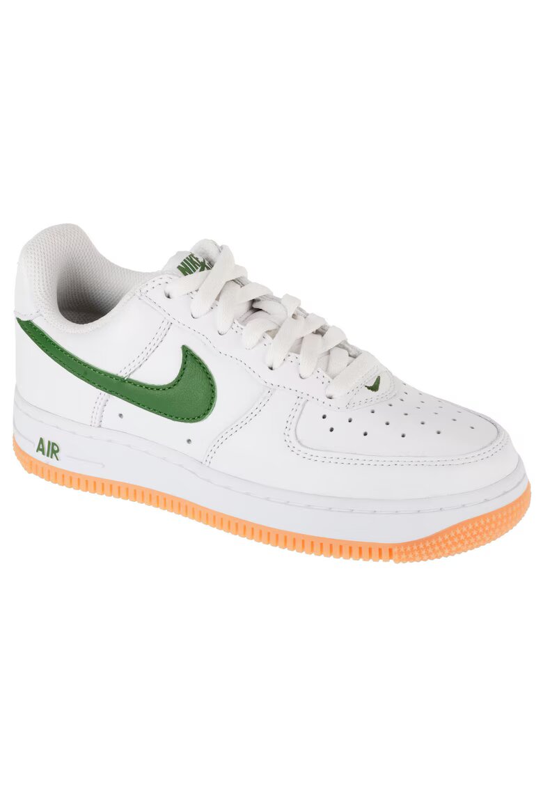 Nike Мъжки спортни обувки - Air Force 1 Low Retro QS - естествена кожа -