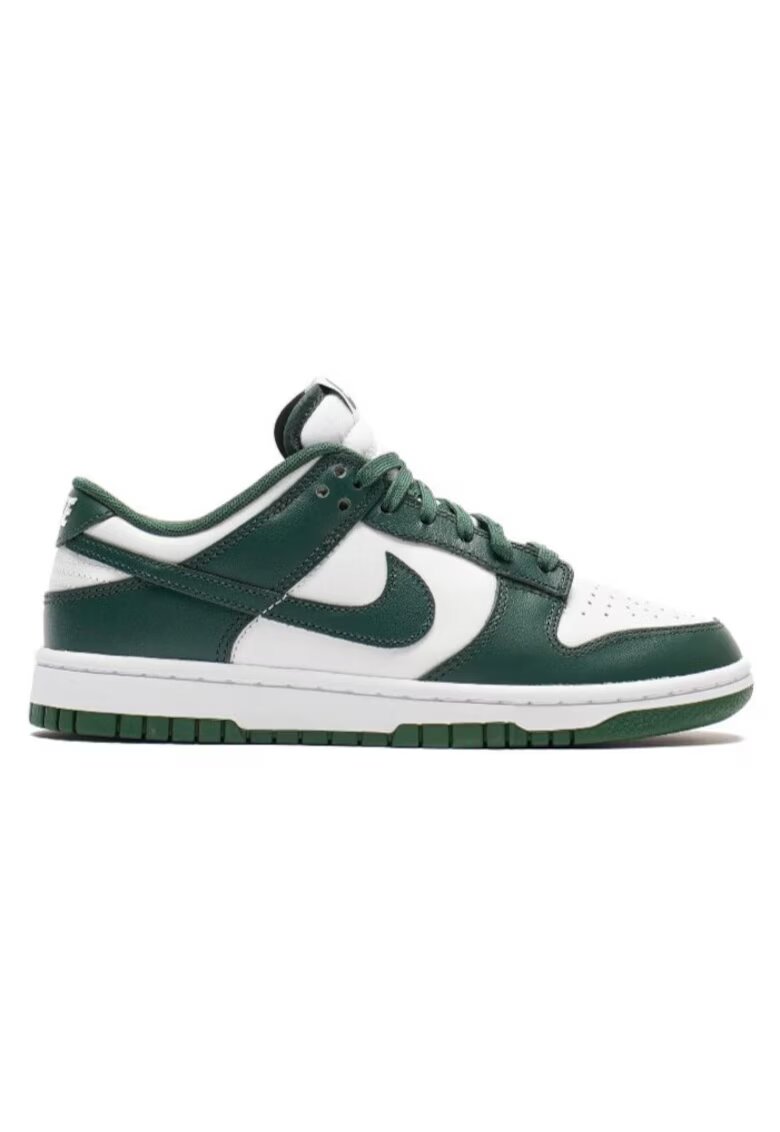 Nike Мъжки спортни обувки dunk low retro c/o - DD1391-101 - бели - Бял/Зелен