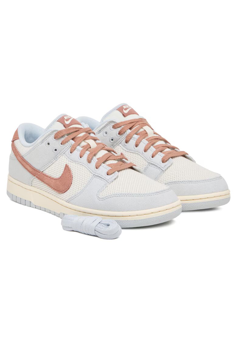 Nike Мъжки спортни обувки Dunk Low Retro SE - сиво/кафяво - текстил - Кафяв/Сив