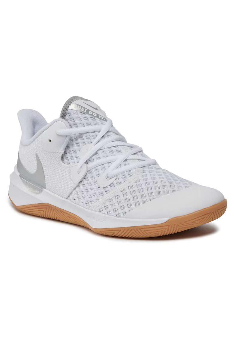 Nike Мъжки спортни обувки - Zoom Hyperspeed - бели - текстил 37 -5