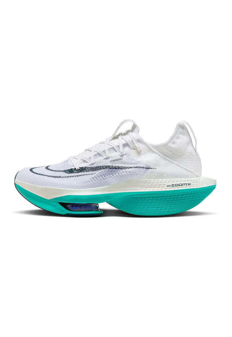 Nike Обувки Air Zoom Alphafly 2 Road за бягане - Бял/Зелен