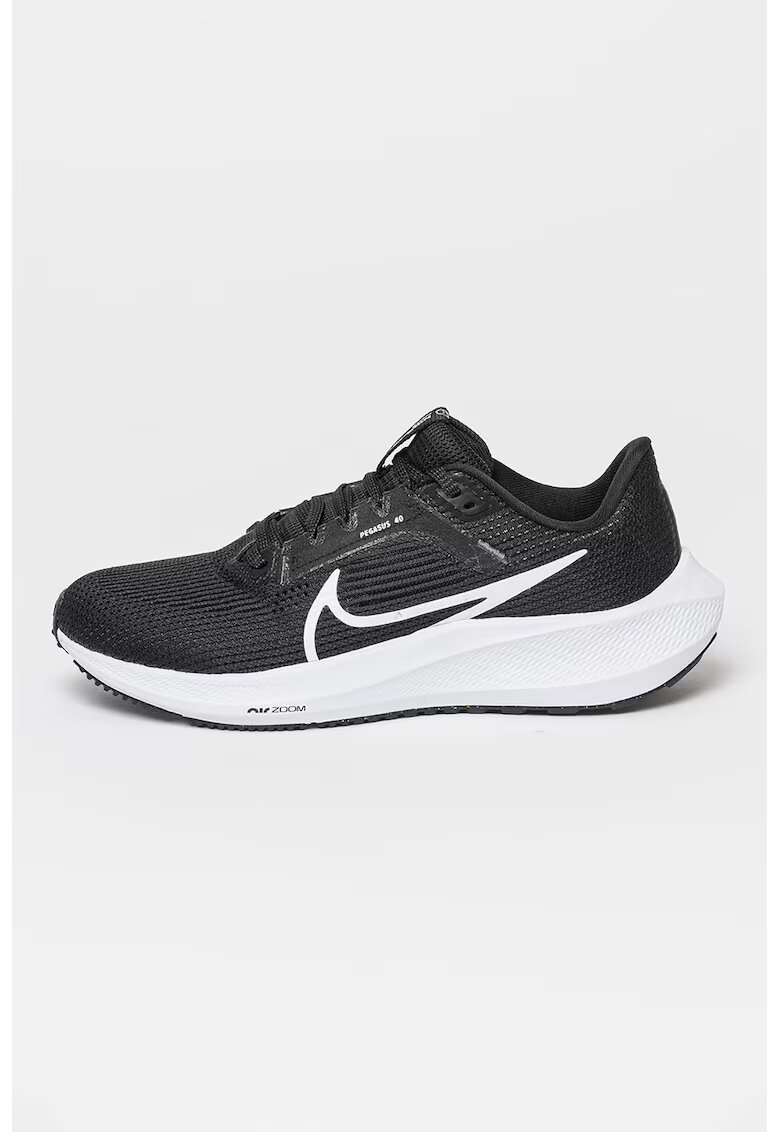 Nike Oбувки Air Zoom Pegasus 40 за бягане - Бял/Черен