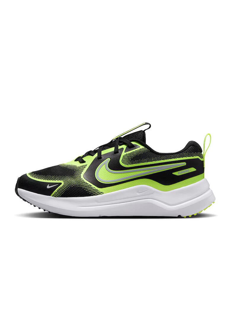 Nike Обувки Cosmic за бягане с лого - Черен/Tъмносив