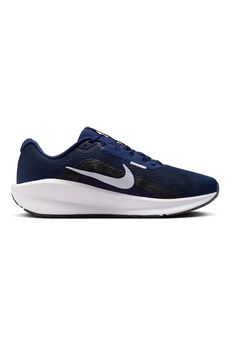 Nike Обувки Downshifter 13 Road за бягане с мрежа и лого Бял/Черен/Тъмносин