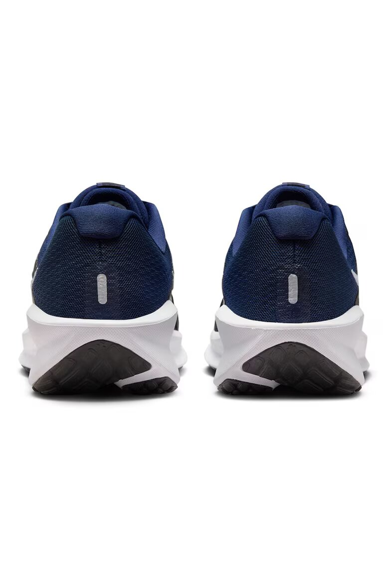 Nike Обувки Downshifter 13 Road за бягане с мрежа и лого Бял/Черен/Тъмносин