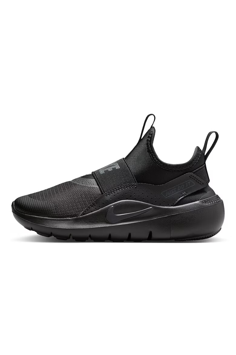 Nike Обувки Flex Runner 4 за бягане с ластична каишка Черен/Антрацитно сиво