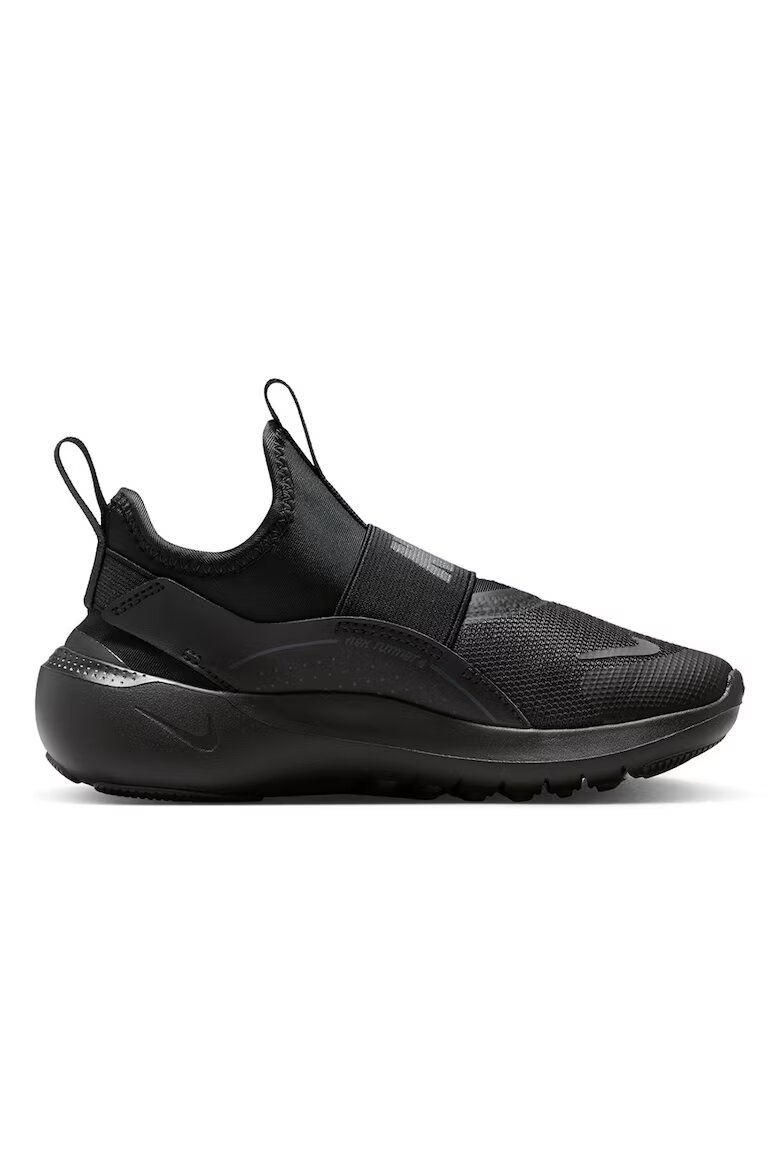 Nike Обувки Flex Runner 4 за бягане с ластична каишка Черен/Антрацитно сиво