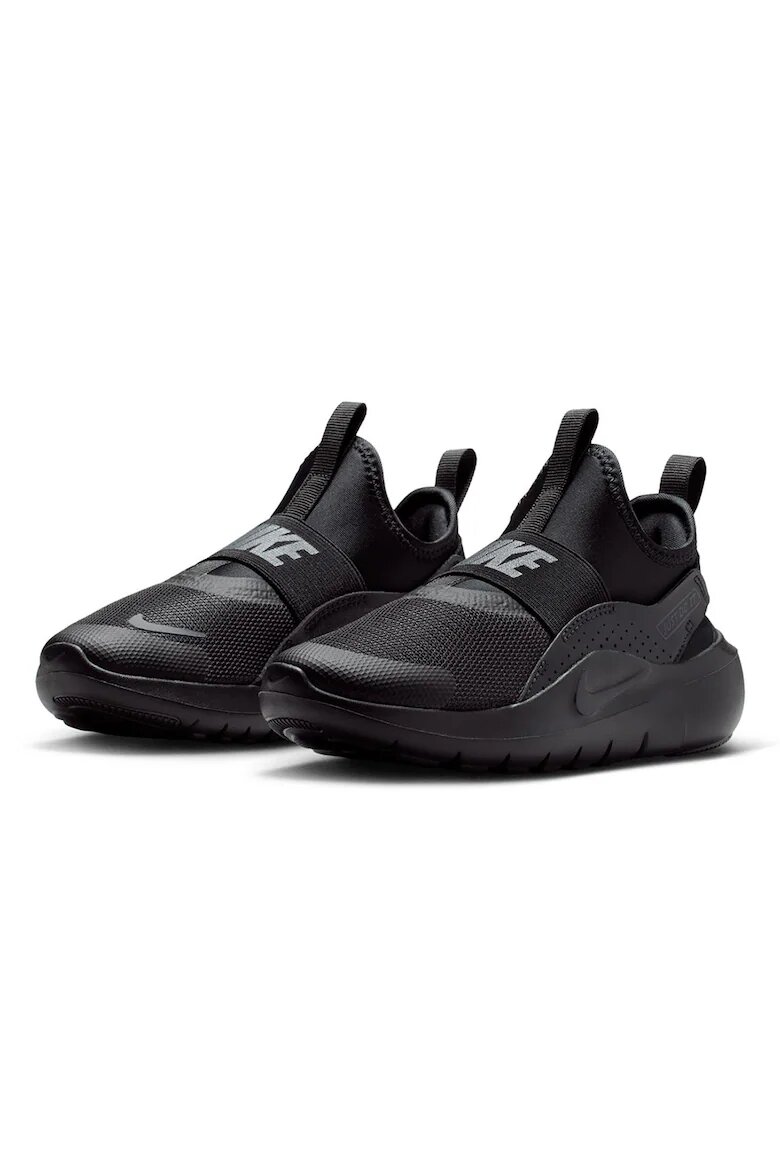 Nike Обувки Flex Runner 4 за бягане с ластична каишка Черен/Антрацитно сиво