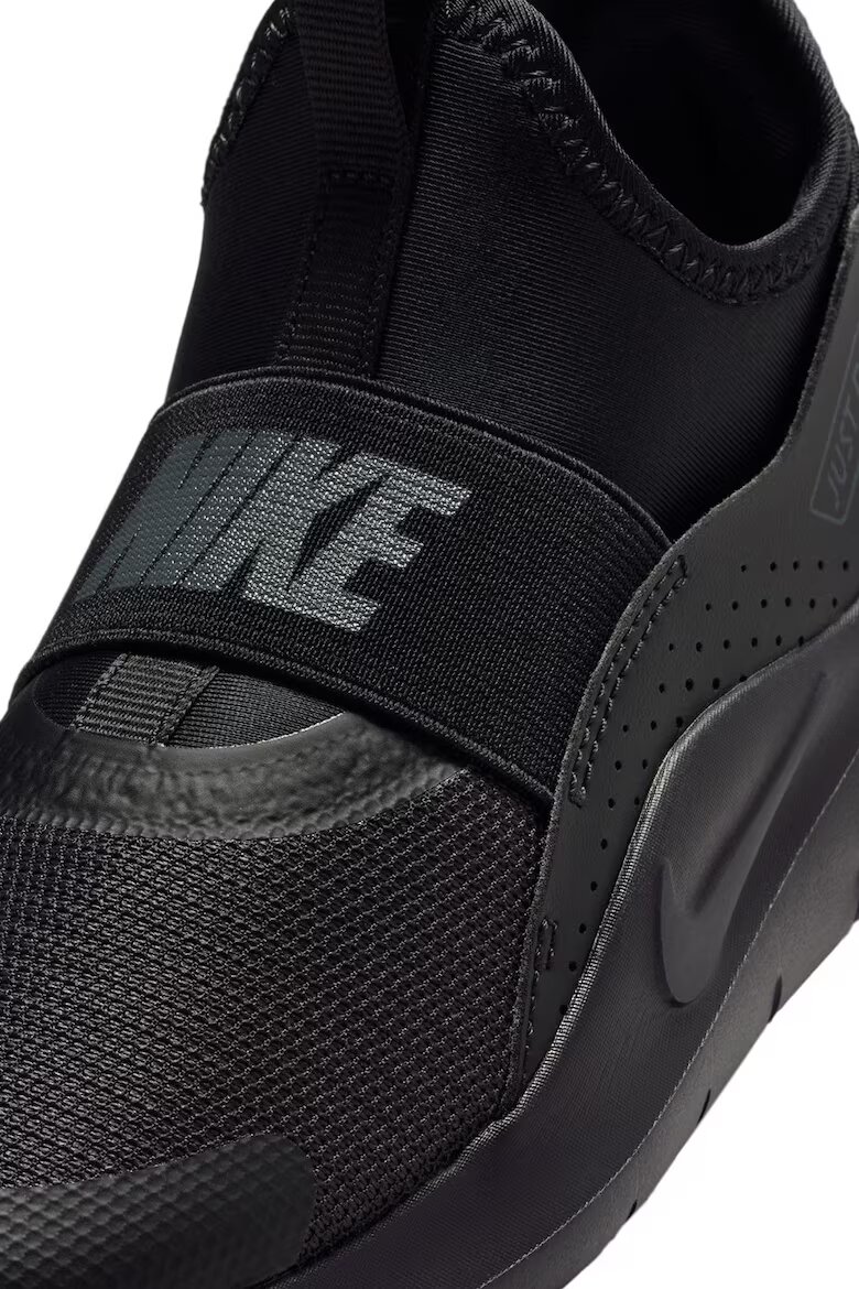 Nike Обувки Flex Runner 4 за бягане с ластична каишка Черен/Антрацитно сиво