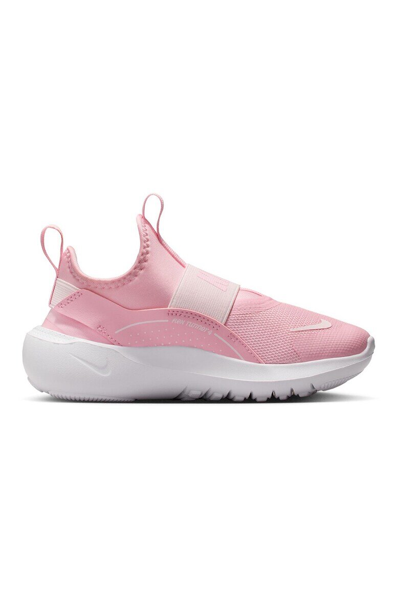 Nike Обувки Flex Runner 4 за бягане с ластична каишка Светлорозов