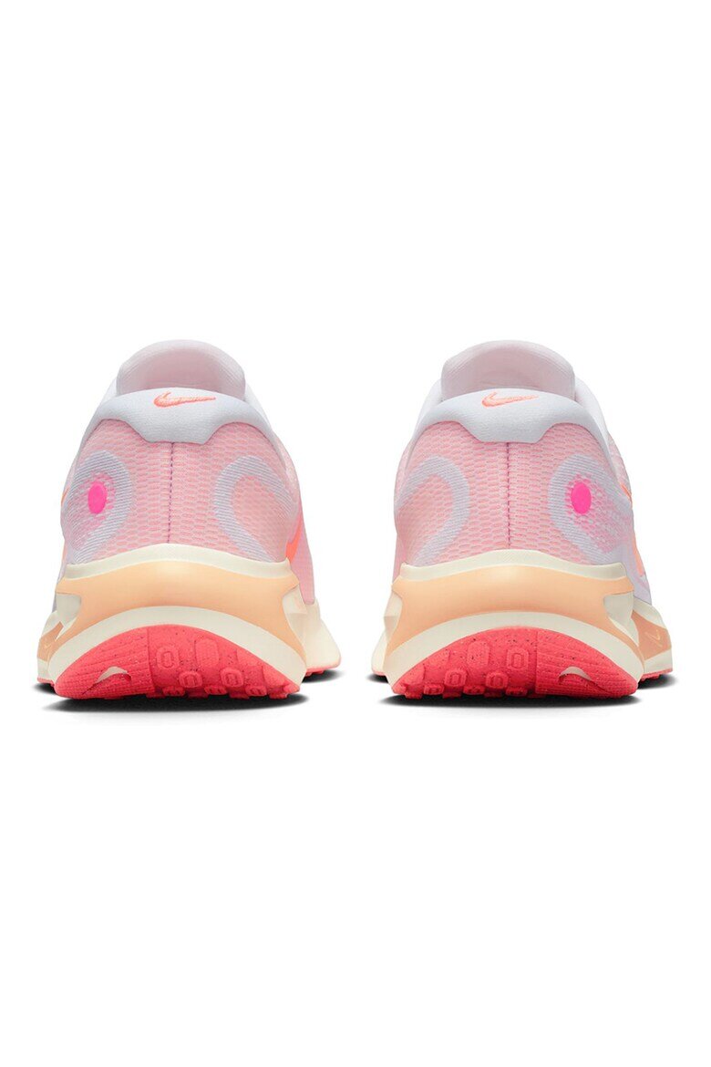 Nike Обувки Journey Run Road за бягане със светлоотразяване Бял/Бледооранжев/Розово