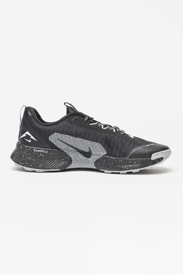Nike Обувки Juniper Trail 3 за бягане Черен/Светло пепеляво сиво