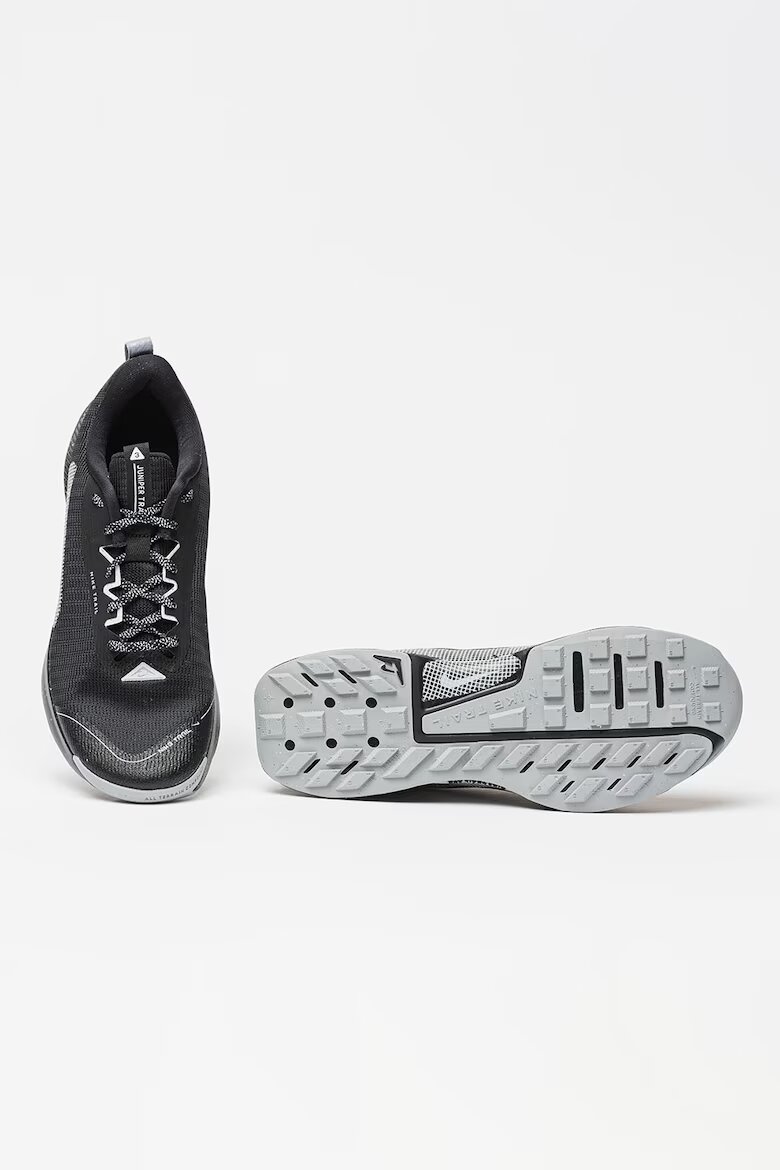Nike Обувки Juniper Trail 3 за бягане Черен/Светло пепеляво сиво