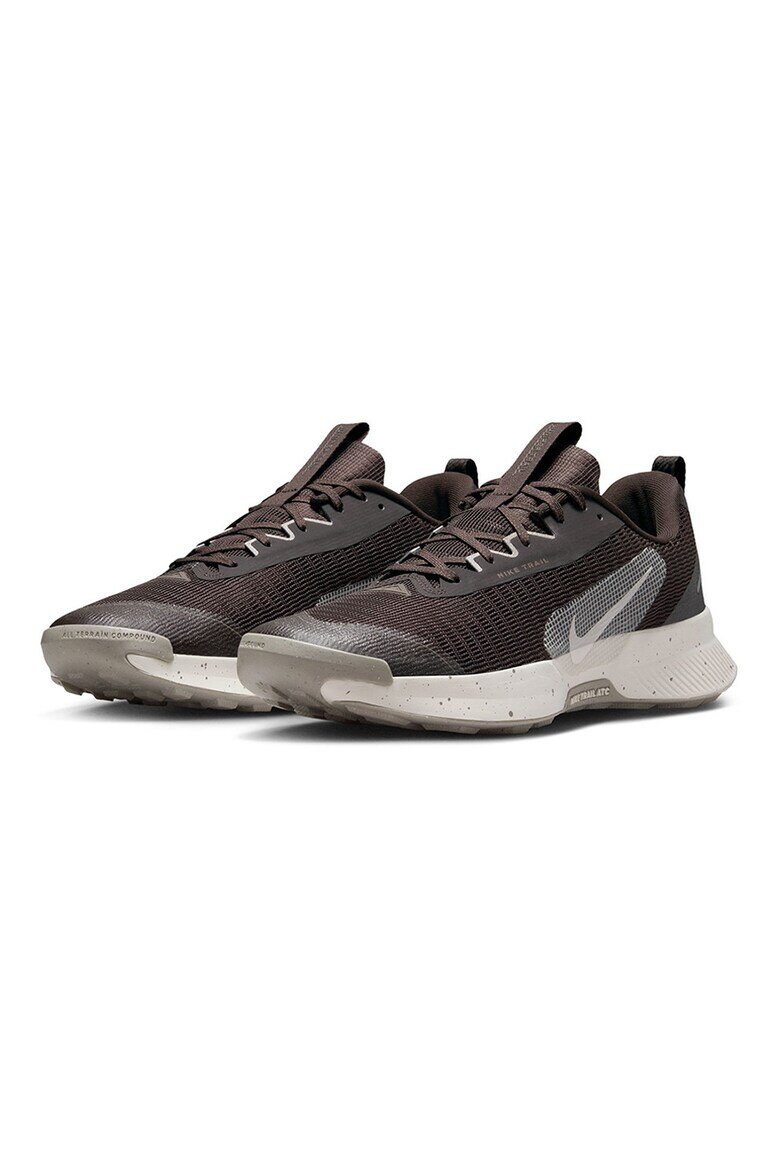 Nike Обувки Juniper Trail 3 за бягане Тъмнокафяв/Черен/Tъмносив