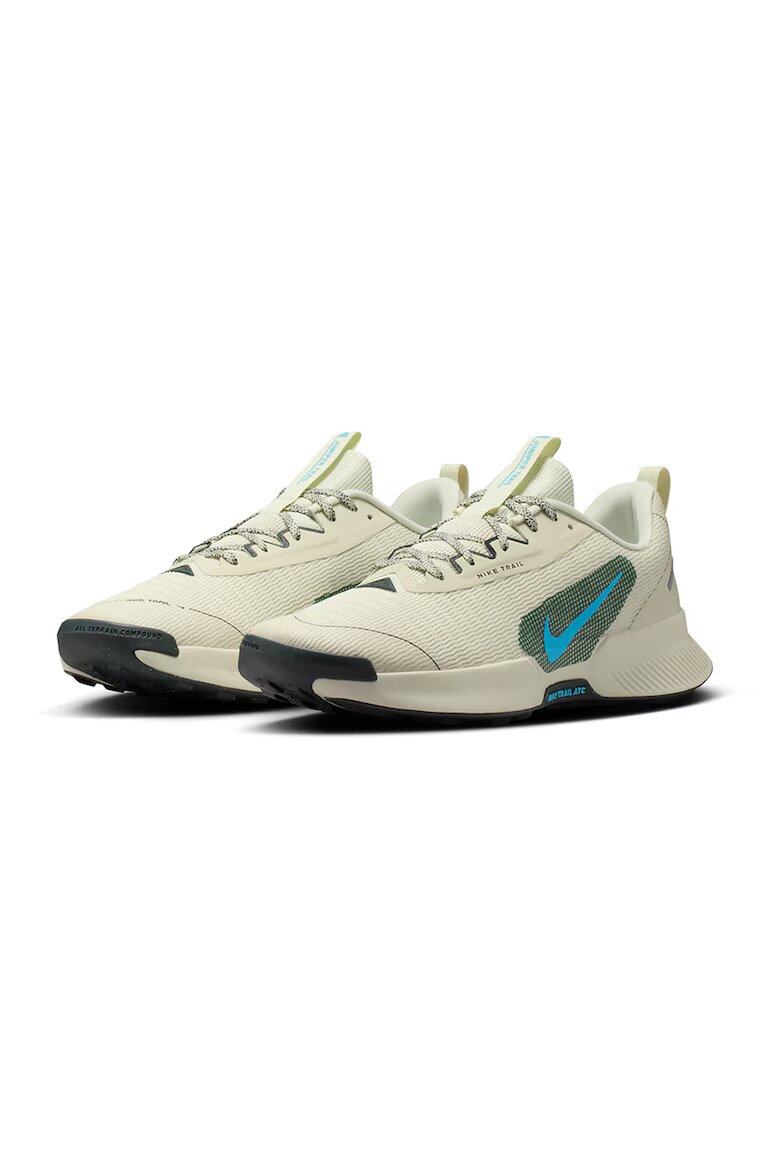 Nike Обувки Juniper Trail 3 за бягане Зелен/Син/Крем