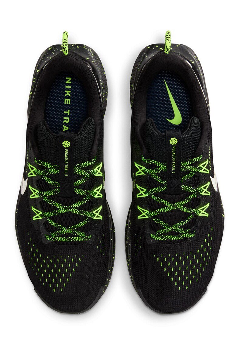 Nike Обувки ReactX Pegasus 5 за трейл Бял/Избеляло черно