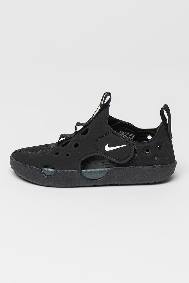 Nike Обувки с велкро и отвори Бял/Черен