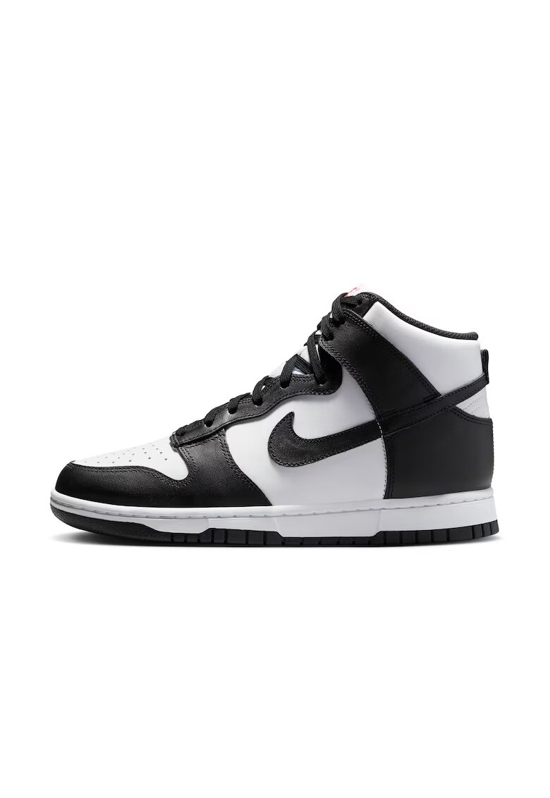 Nike Обувки W Dunk High Panda - естествена кожа - бяло/черно - 43 EU 3037