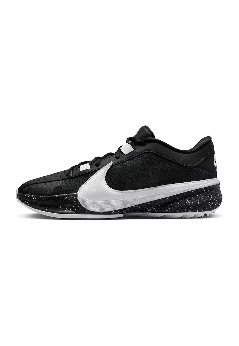 Nike Обувки за баскетбол Zoom Freak 5 - Бял/Черен
