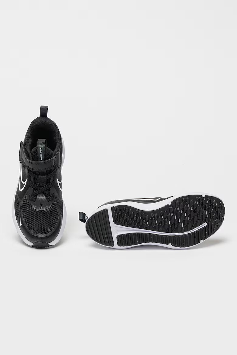 Nike Обувки за бягане Cosmic с велкро Черен/Бял