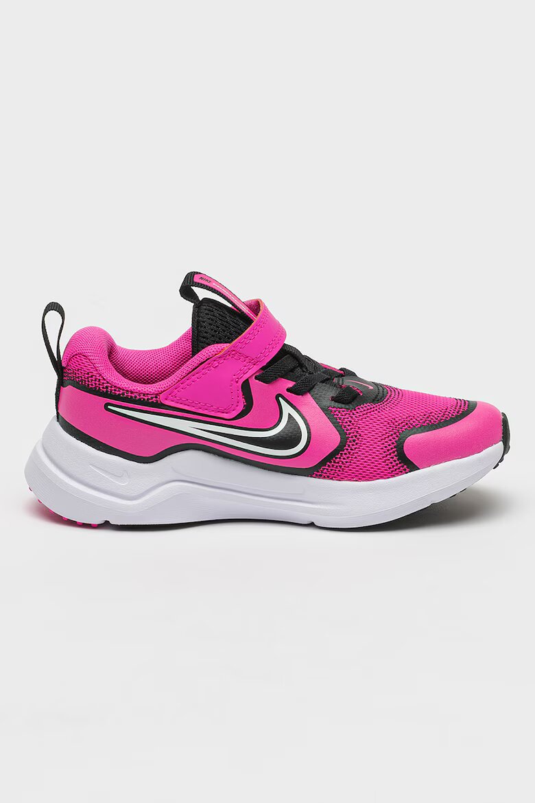 Nike Обувки за бягане Cosmic с велкро Черен/Фуксия