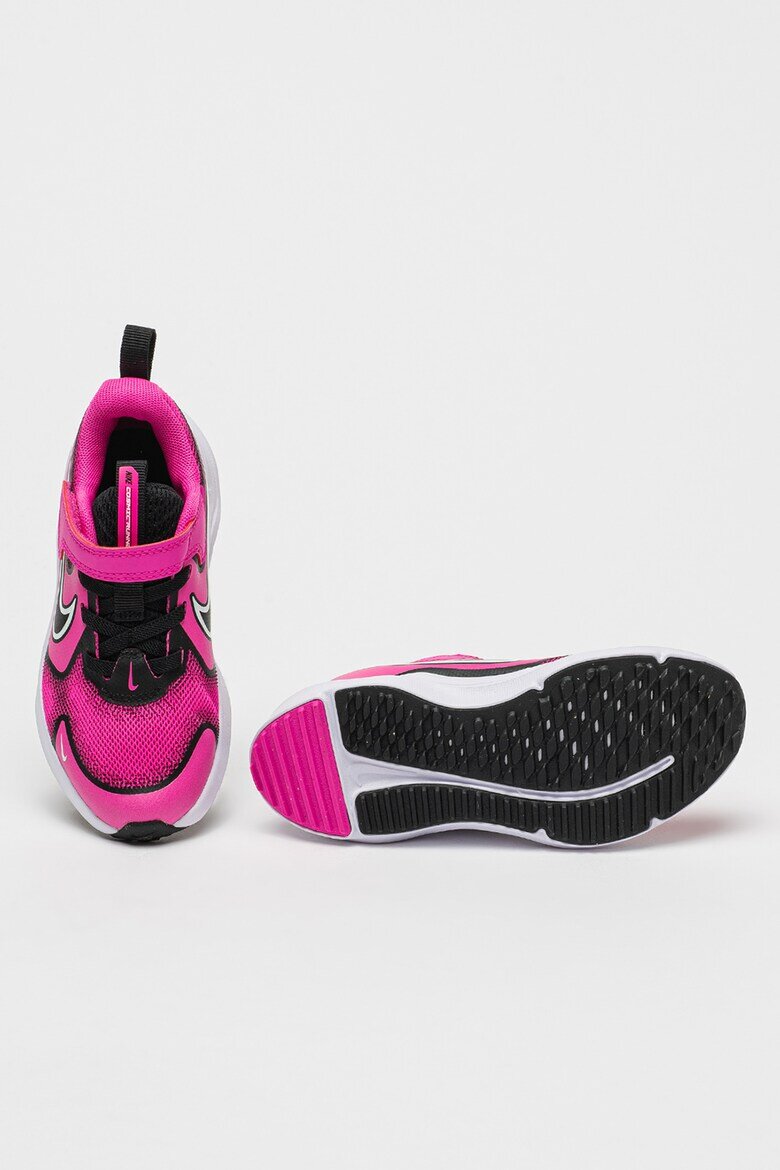 Nike Обувки за бягане Cosmic с велкро Черен/Фуксия