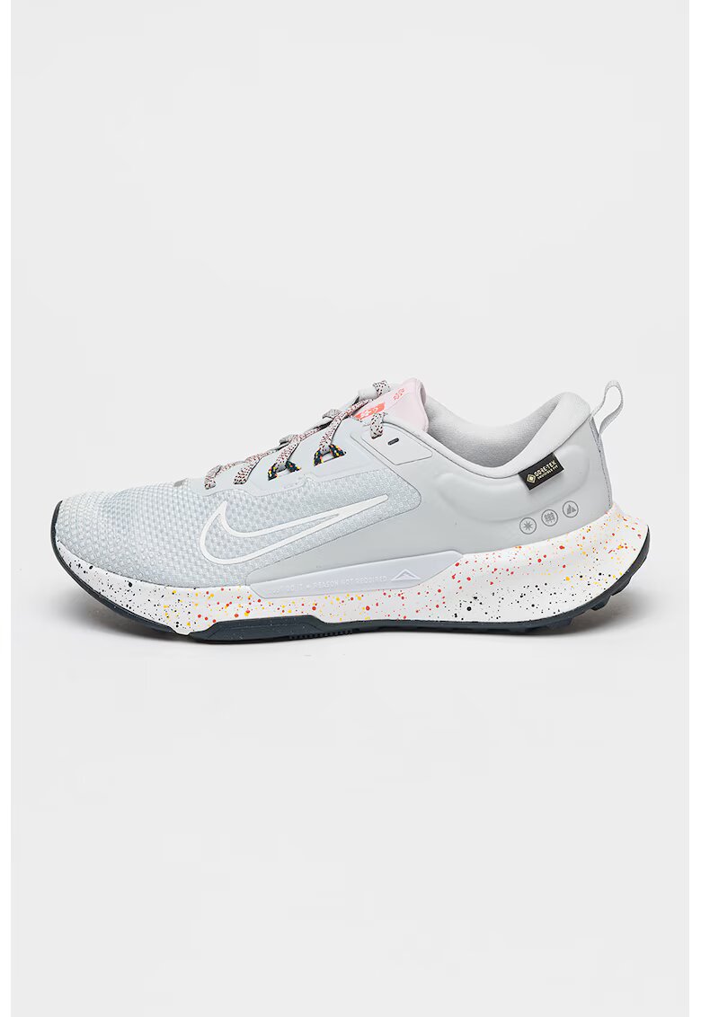 Nike Обувки Juniper Trail 2 със светлоотразители - за бягане - Червен/Светло сив/Мръснобял