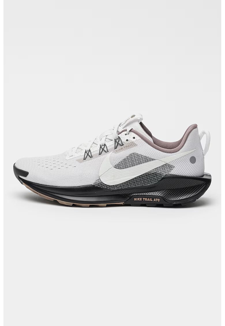 Nike Обувки за бягане ReactX Pegasus 5 Trail - Светло сив/Мръснобял