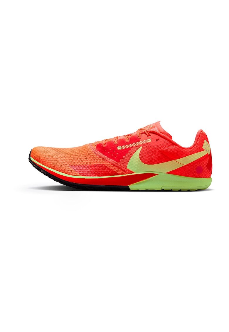 Nike Обувки за бягане Zoom Rival Waffle 6 - Мандарина/Шам фъстък зелено