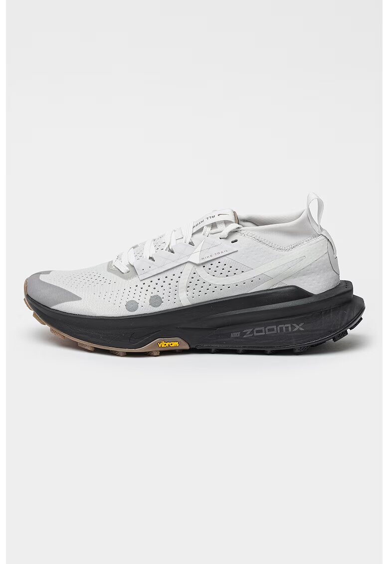 Nike Обувки за бягане ZoomX Zegama Trail 2 - Светло сив/Мръснобял