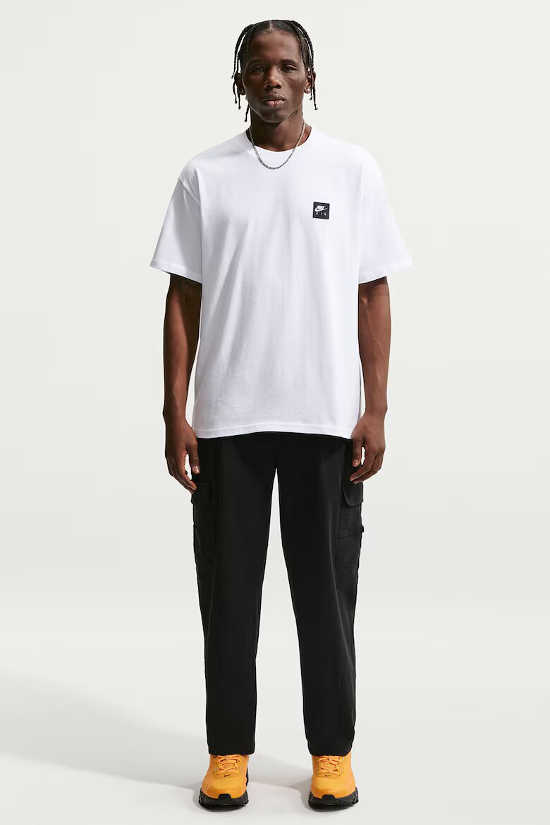 Nike Памучна тениска NSW TEE с лого на гърба Бял