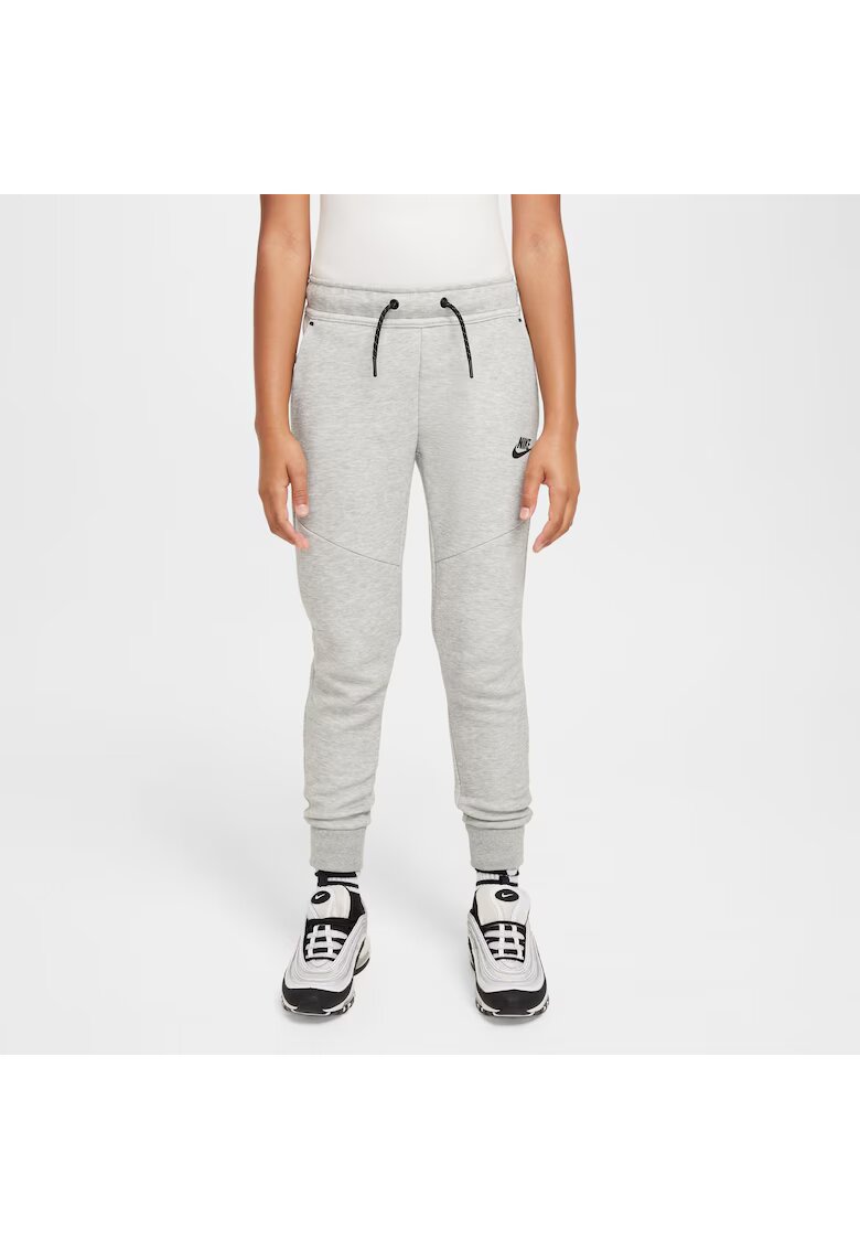 Nike Панталон B Nsw Tch Flc Jggr - Pd - Сив