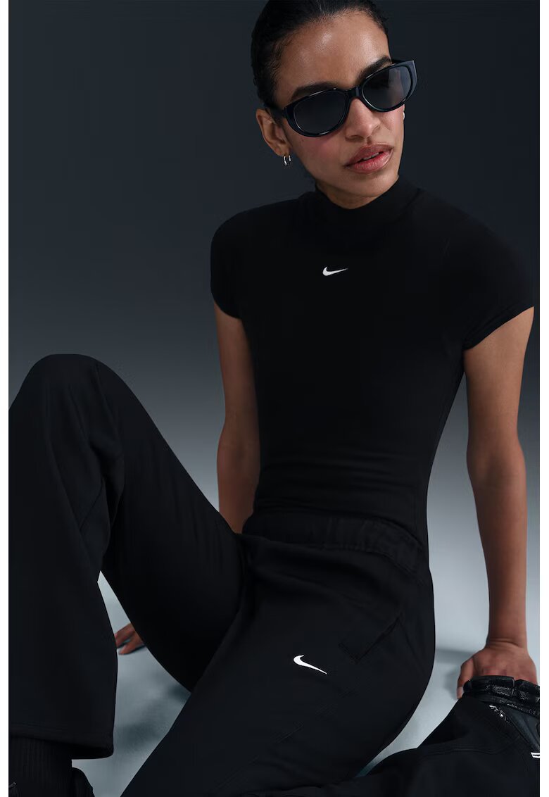 Nike Панталон с широк крачол и лого